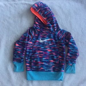 Girls Nike multi color hoodie